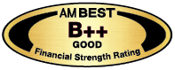 AM Best B++ Good Financial Strength Rating